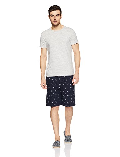 Van Heusen Athleisure Men's Cotton Lounge Shorts (8907670959145_50061_Small_Asp-02)