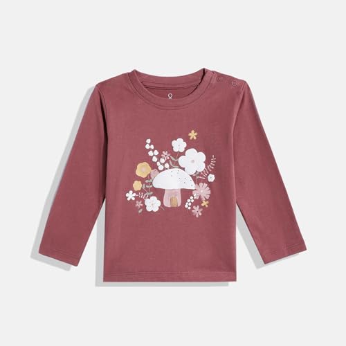 Mothercare Girls' Autumn Charm Printed Short Sleeve T-Shirt - Multi-Color, 2-Pack