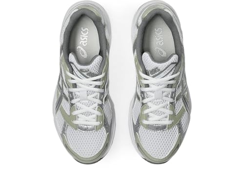 ASICS Womens GEL-1130 White/Dried Leaf Green Sneakers - 4 UK (1202A164.124)