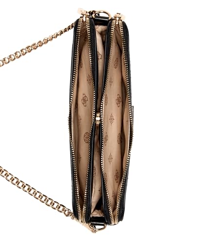 GUESS Messenger Cross Body Bags Daryna Status Crossbody (Black)