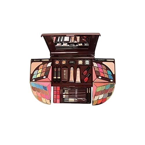 MaxTouch #2161 Professional Makeup Kit with mascara, Brushes, eyeshadows, Blush and powder cake etc.