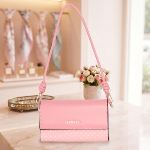 ESBEDA Pink Color Candy Dot Shoulder Bag