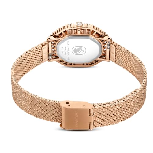 Swarovski Matrix Octagon Watch, Metal Bracelet, Rose Gold Tone, Rose Gold-Tone Finish