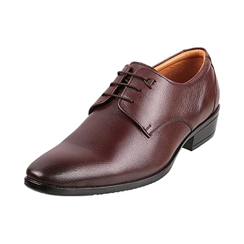 Mochi Mens Leather Brown Lace-up Shoes (Size (8 UK (42 EU))