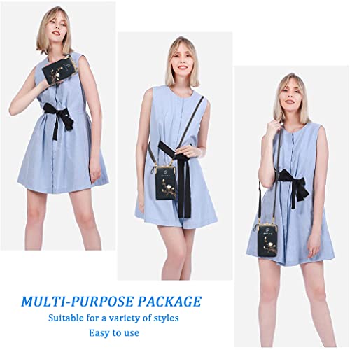 PALAY® Women Crossbody Phone Bags for Max 7.5'' Mobile Phone Holder Pocket Wallet PU Leather Sling Purse Wallet for Women Girls Mini Shoulder Bags with Multi Card Slots
