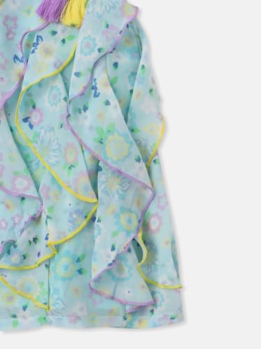 nauti nati Girl's Georgette A-Line Knee-Length Casual Dress (NNNGTW010182_Blue_18 Months-24 Months)