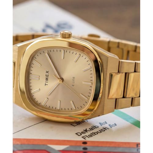 TIMEX Square 30mm Champagne Dial Analog Women Watch - TW6A00900IK