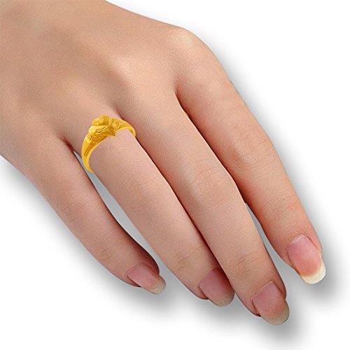 P.C. Chandra Jewellers 22KT Yellow Gold Ring for Women