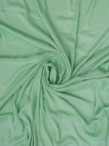 Ada Hand Embroidered Lucknowi Chikankari Unstitched Cotton Dress Material Suit Piece with Dupatta for Women 01A873268 Sea Green