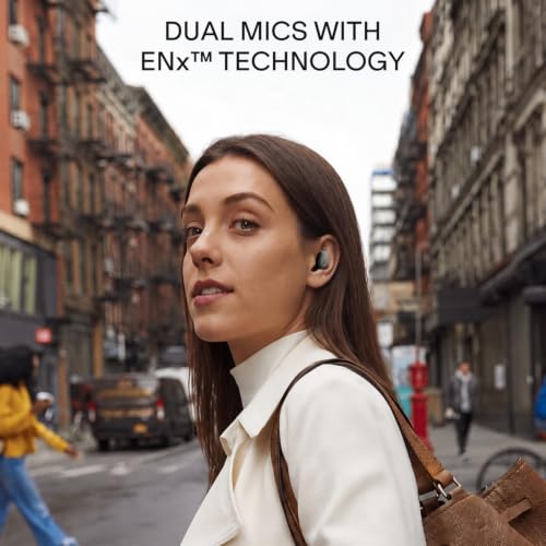 boAt Airdopes Plus 214, Up to 55 Hrs Playtime, Dual Mics with ENx™ Tech, Sleek Bean Design, 10mm Drivers, Voice Assistant, BEAST™ Mode, ASAP™ Charge, IWP™ Technology TWS Earbuds with mic(Cosmic Black)