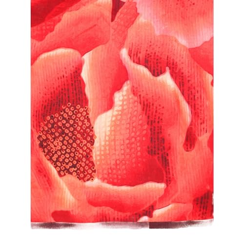 Kalyan Silks Women's Maroon Creap Saree With Orange Border With Self Design Blouse