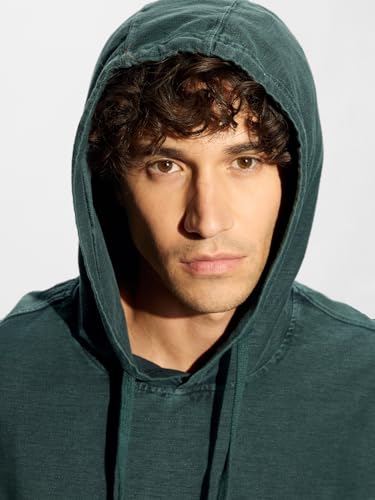 The Souled Store Kale Men and Boys Short Sleeves Solid Cotton Oversized Hooded T-Shirts