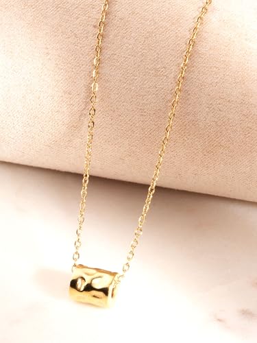 PALMONAS Vintage Lock Charm Necklace for Women - Waterproof & Anti-Tarnish Jewellery, Gift For Girls & Women