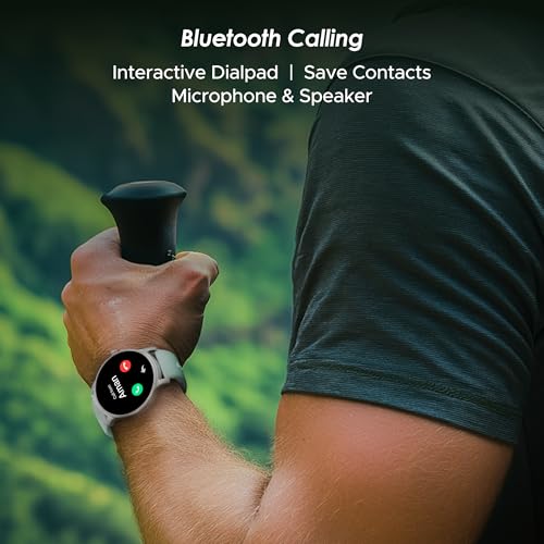 boAt Lunar Discovery – 2026 Edition w/ 1.39" (3.5 cm) HD Display, Bluetooth Calling, Emergency SOS, HR, SpO2 & Sleep Tracking Smart Watch for Men & Women (Mint Green)