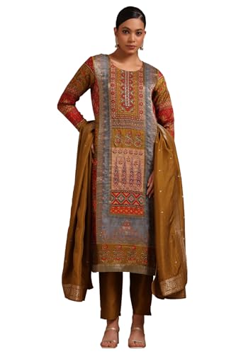 Soch Women's Viscose Salwar Suit (OWS5CD21949_Maroon