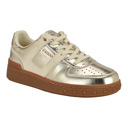 Guess Women's INART Sneaker, Gold 710, 5 UK