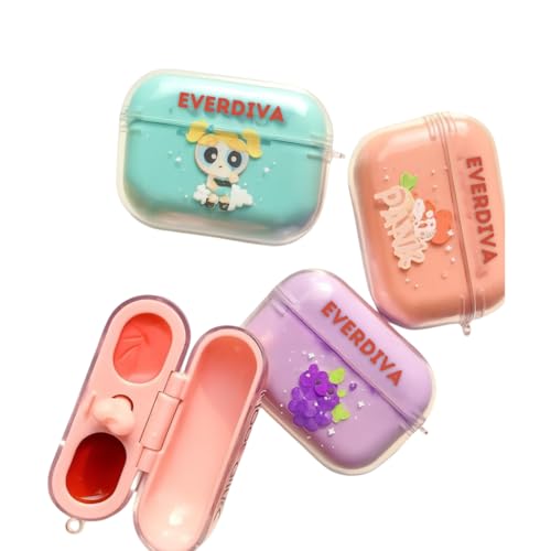 Everdiva Earbuds lipstick 2 in 1 cute mini lipstick with applicator - (Multi, 10 ml)