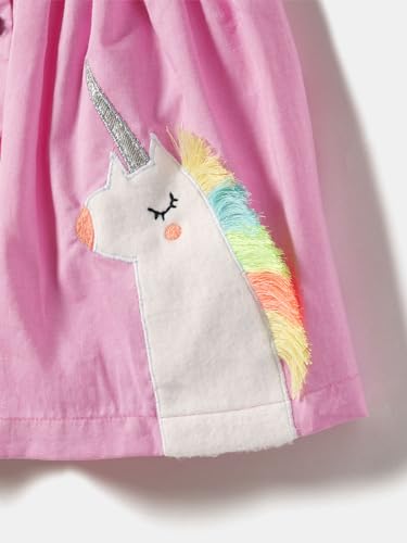 nauti nati Cotton Nautinati Girls' Dress Knee-Length Casual NN321-050_Pink