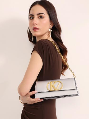 Kazo Diana Clutch (Silver)