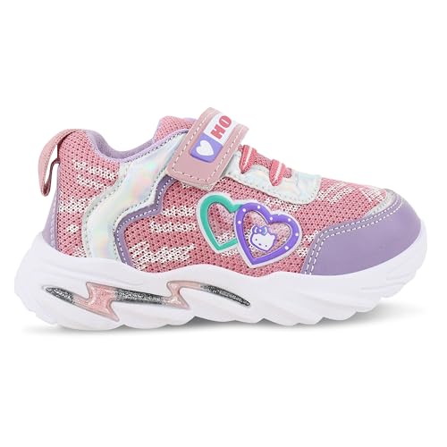 HOOH Premium Comfortable Breathable Shoes for Girls, Versatile, Classy Touch (Purple, UK Footwear Size System, Big Kid, Numeric, Medium, 3)