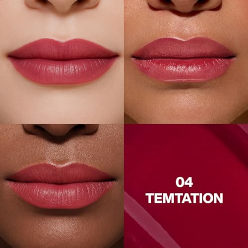 Lamel Hydrating Lip tint Stain -Temptation, lip tint, High-Shine Glossy Finish, Long-Lasting 8-Hour Wear, Lightweight Non-Sticky Lip Tint, Precision Applicator, Natural Tint Effect, lip tint gloss, 2.7 gm