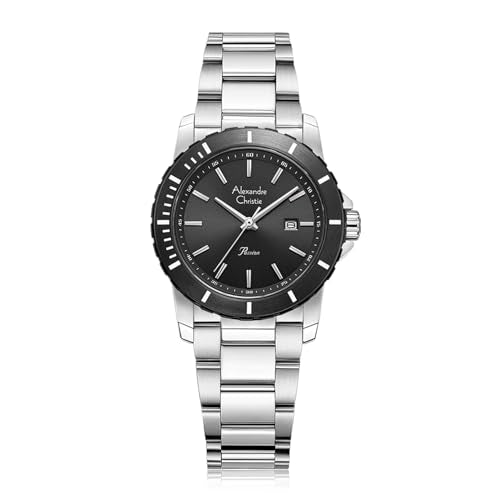 Alexandre Christie 6141LDB Women's Classic Quartz Watch 32mm (Silver)