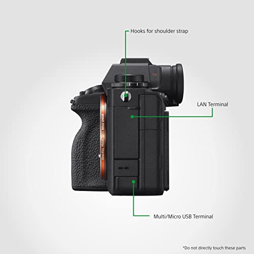 Sony Alpha ILCE-1 Mirrorless Full-Frame Camera | 30 FPS | 50.1 MP | 8K 30P, 4K 120P | Real-time Eye AF, Real time Tracking - Black