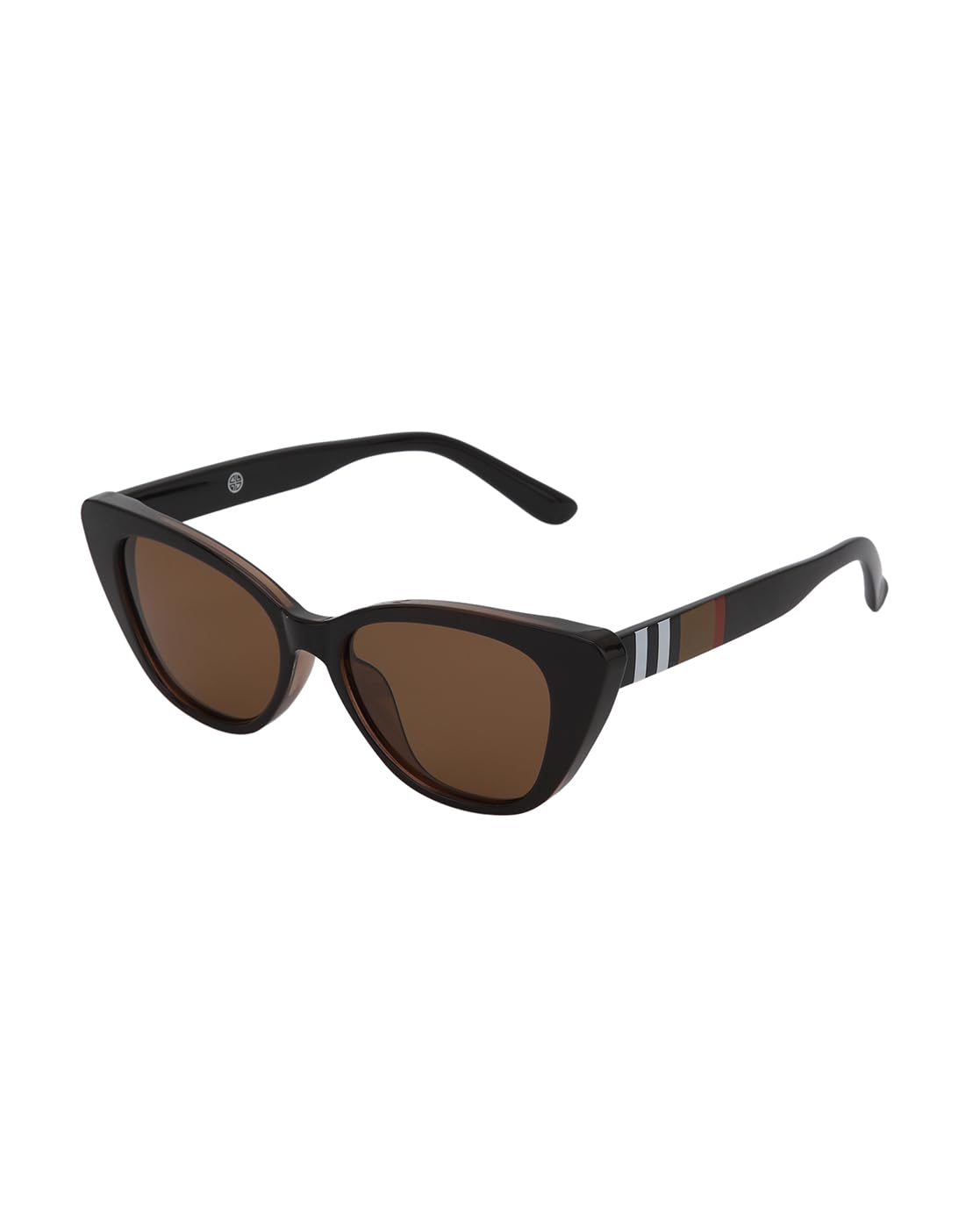 Brown Toned with Brown Polarised Lens Cat Eye Sunglass for women