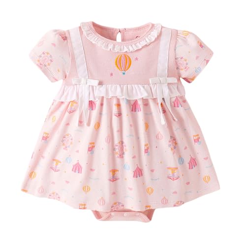 Hopscotch Baby Girls Cotton Bodysuit in Pink Color For Ages (12-24 Months)