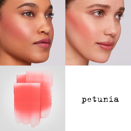 Stila Cosmetics Convertible Color – Petunia | Multi-Tasking Lip & Cheek Cream with a Nourishing Wax Base for a Radiant, Natural-Looking Glow & Seamless Blendability