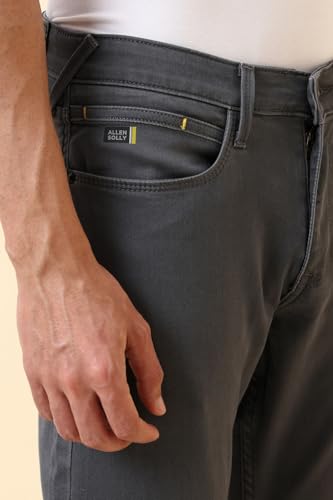 Men Grey Mid Wash Jeans