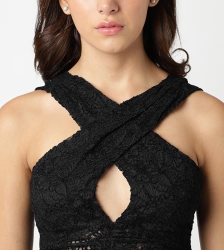 GUESS Women's Top W3YP19 KBU40 JBLK Black, Jet Black A996, XL