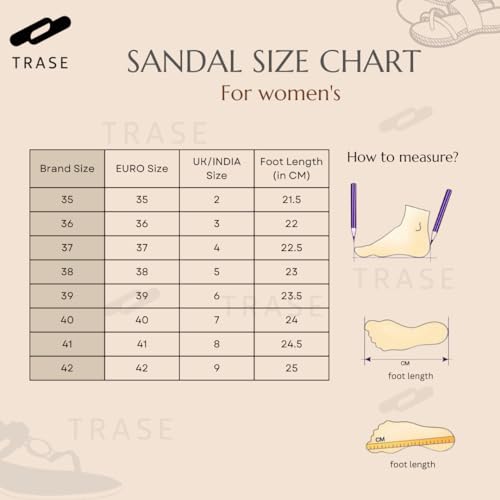 TRASE Women Footwear | Gladiator Flats For Woman | Women's Flat Footwear | Sandals For Women Stylish Flats | Sandals For Girls Daily Use, Office (Cream, 6 Uk)