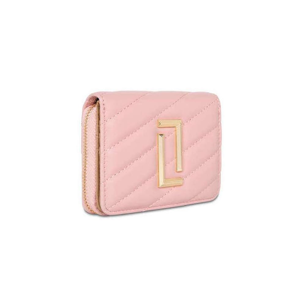 Lavie Luxe Women's Diagonal Flap Quilted Small Zip Wallet |Ladies Gift