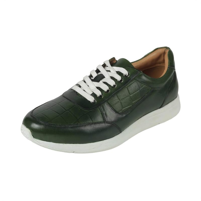 tresmode Ronca Green Men's Sneakers in Size 8 UK (42 EU)