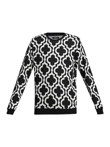 Jack & Jones Men's Regular Fit Black Sweater