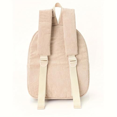 Mastyle® Cute Bear Backpack – Corduroy Primary School Student Schoolbag, Fashion Cartoon Plush Bag
