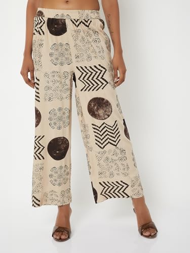 Max Women Printed Straight Kurta Set (White_S)