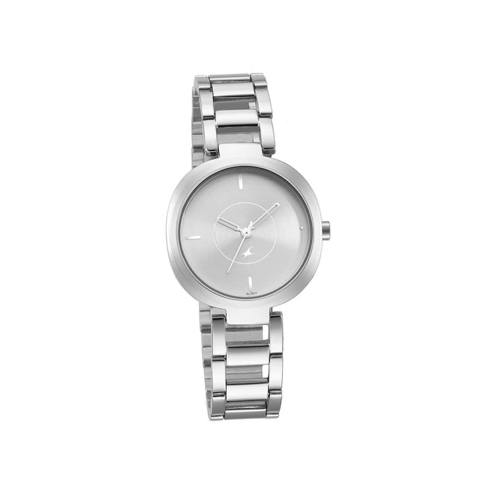 Fastrack Casual Analog Silver Dial Women's Watch-6247SM01