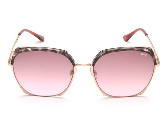 IDEE_Square_Metal_Women_UV Protected_Full Rim_SUNGLASS