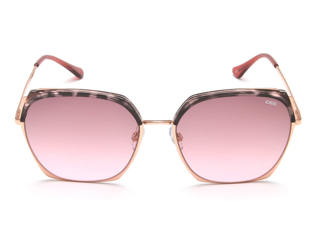 IDEE_Square_Metal_Women_UV Protected_Full Rim_SUNGLASS