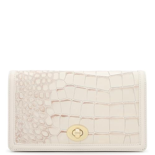 Da Milano Premium Leather Wallet for Women | Multi Compartment Travel Wallet - Marshmallow White