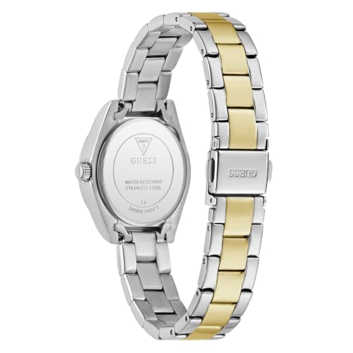 GUESS Mini Luna Champagne Round Dial Analog Women's Watch - GW0841L2