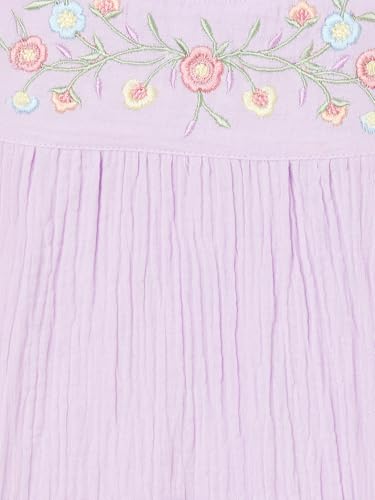 Max Girls Embroidered Top (Purple_3-4 Y)
