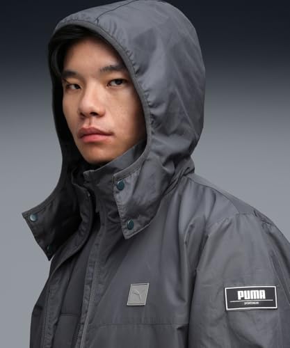 Puma | Wardrobe Essentials Men's 2-In-1 Hooded Jacket | Dusky Gray | XL