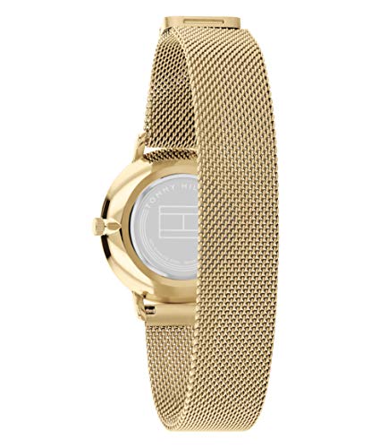 Tommy Hilfiger Champagne Dial Round Shaped Casual Women Watch_TH1782375W