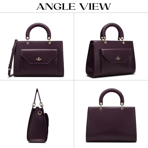 LAVIE PARIS Women's Pisa Box Satchel Bag | Satchel Handbag for Work | Ladies Purse | Stylish Shoulder Bag | Gift for Women