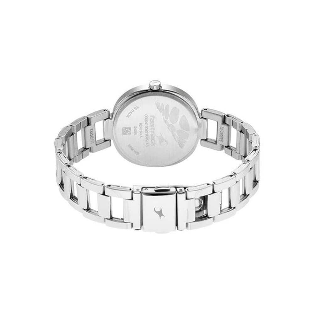Fastrack Casual Analog Silver Dial Women's Watch-6247SM01