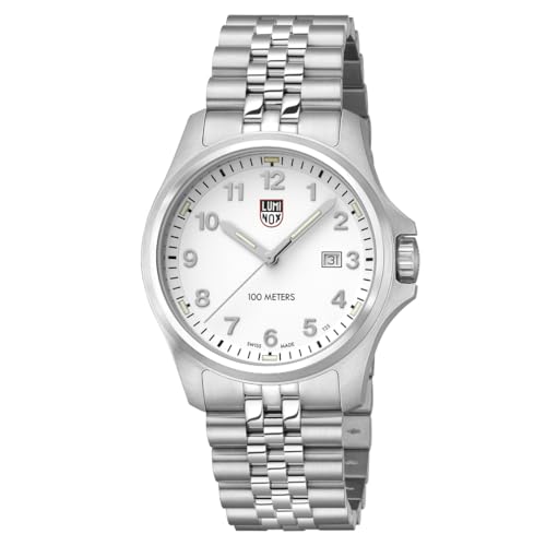 Luminox - Dress Field X3.BE27 - Mens Field Watch - Watches for Men - 43mm - Swiss Quartz - 100M Water Resistant - Sapphire Crystal - Stainless Steel Case - Always Visible - Swiss Made