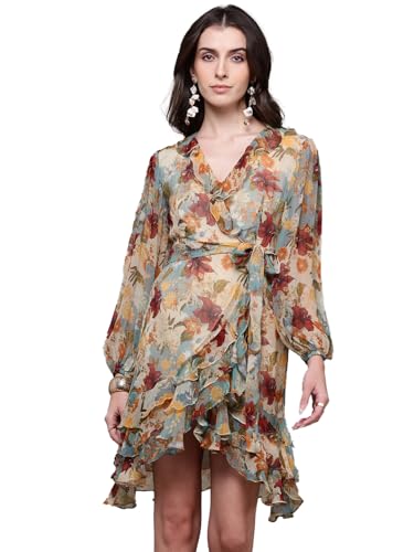 Label RITU KUMAR Powder Blue Trinity Short Dress